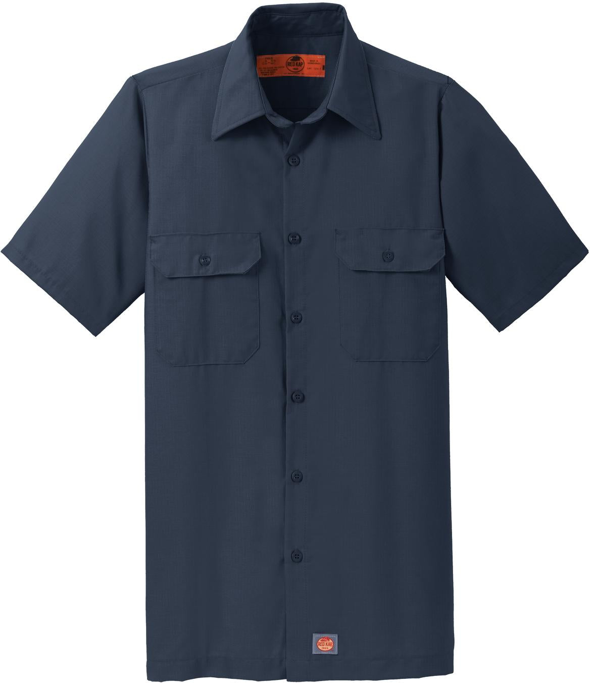 Red KapShort Sleeve Solid Ripstop Shirt