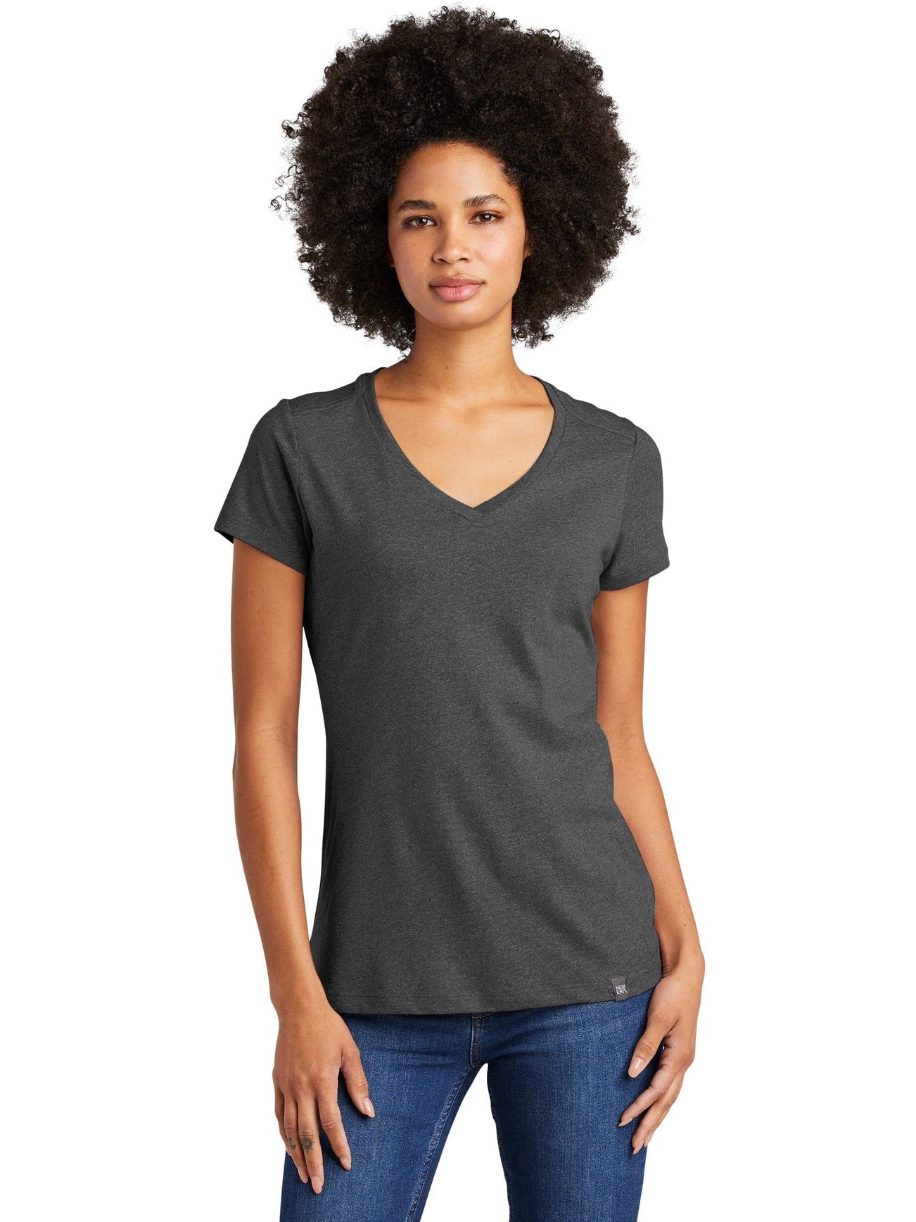 New EraLadies Heritage Blend V-Neck Tee