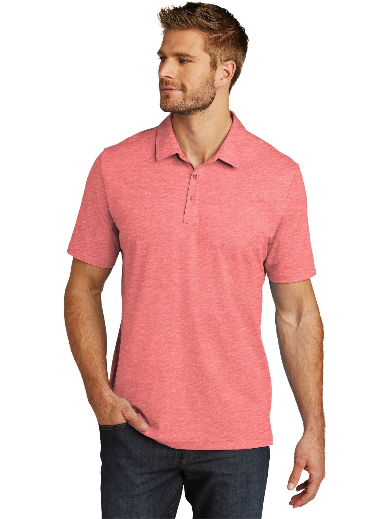 TravisMathew Oceanside Heather Polo