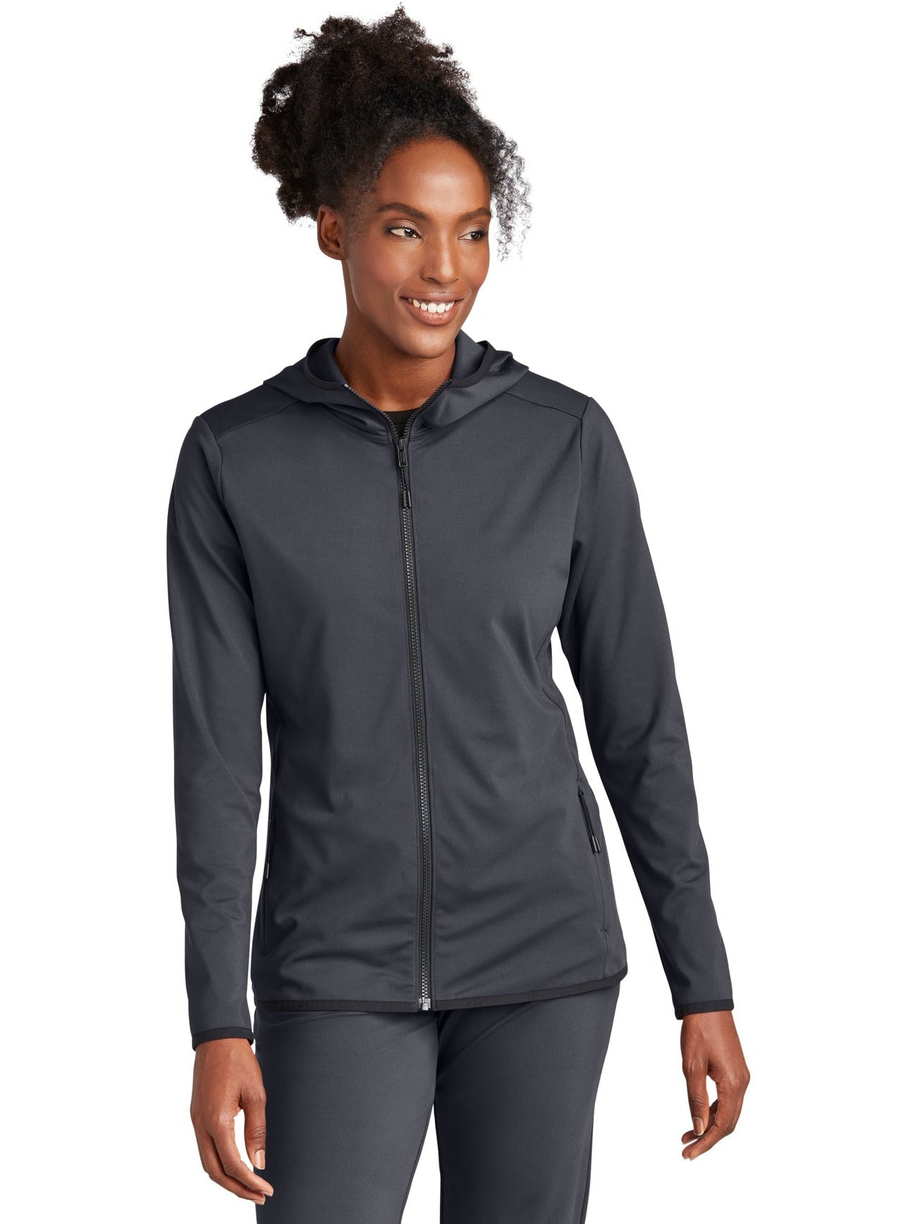 Sport-Tek Ladies Circuit Hooded Full-Zip