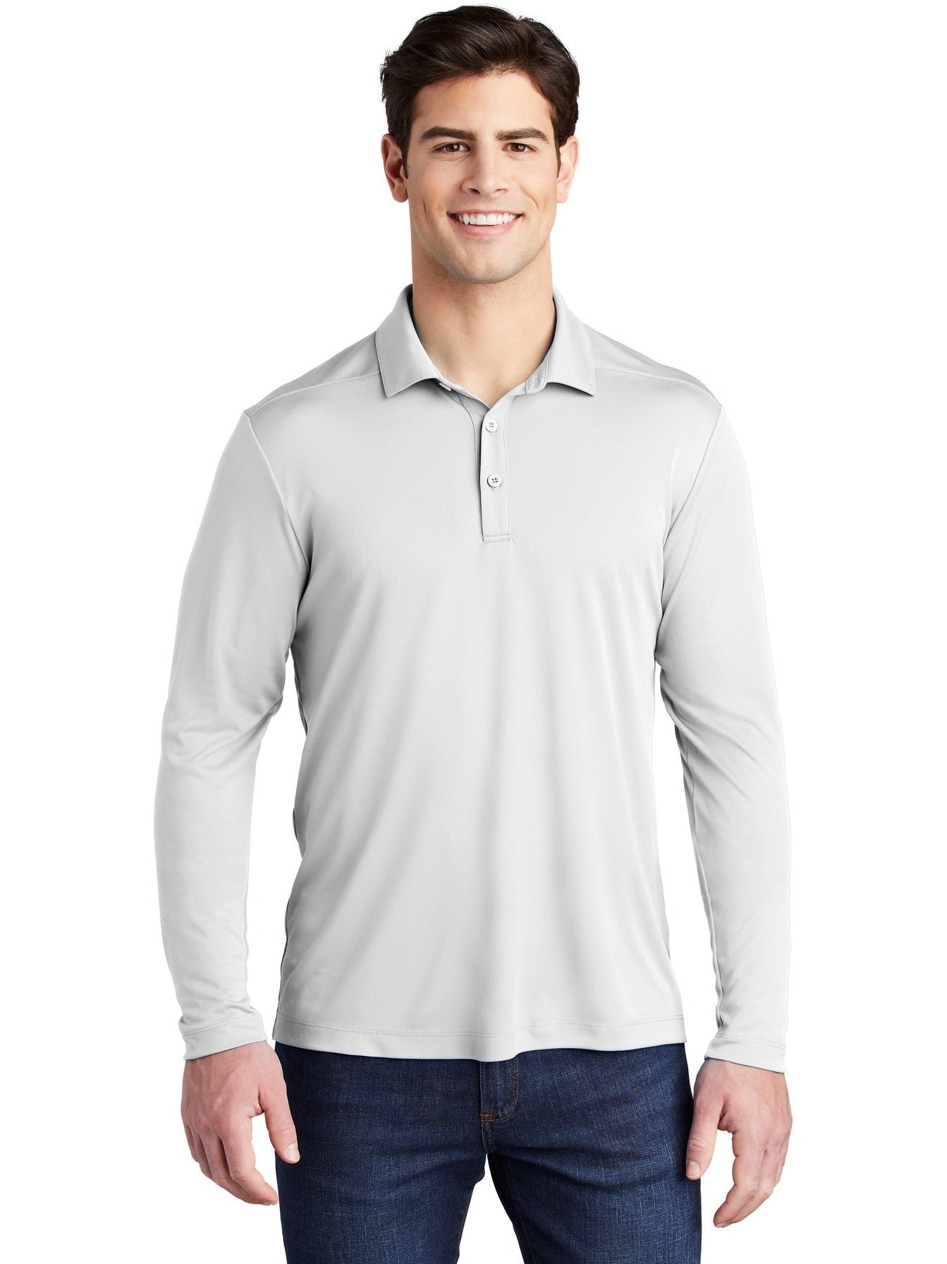 OUTLET-Sport-TekPosi-UV Pro Long Sleeve Polo