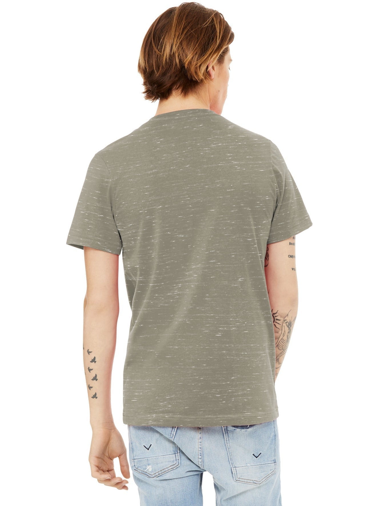 Bella+Canvas Unisex Textured Jersey V-Neck Tee