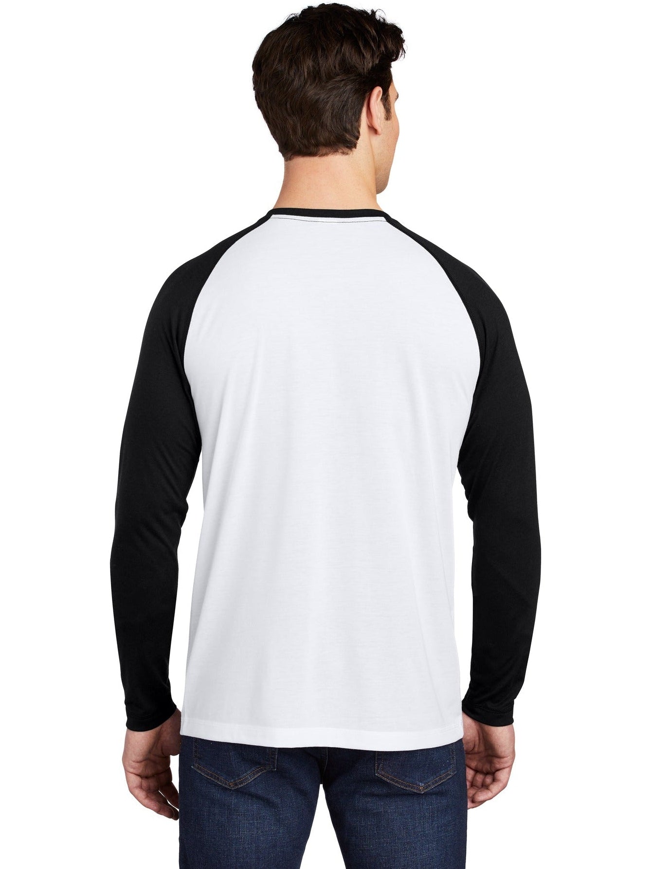 Sport-Tek Posicharge Long Sleeve Tri-Blend Wicking Raglan Tee