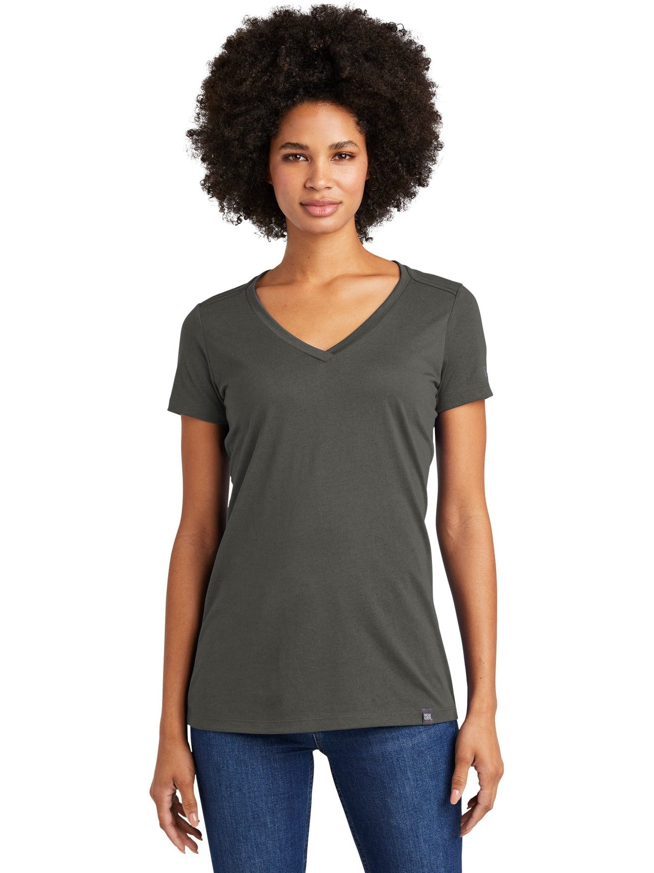 New EraLadies Heritage Blend V-Neck Tee