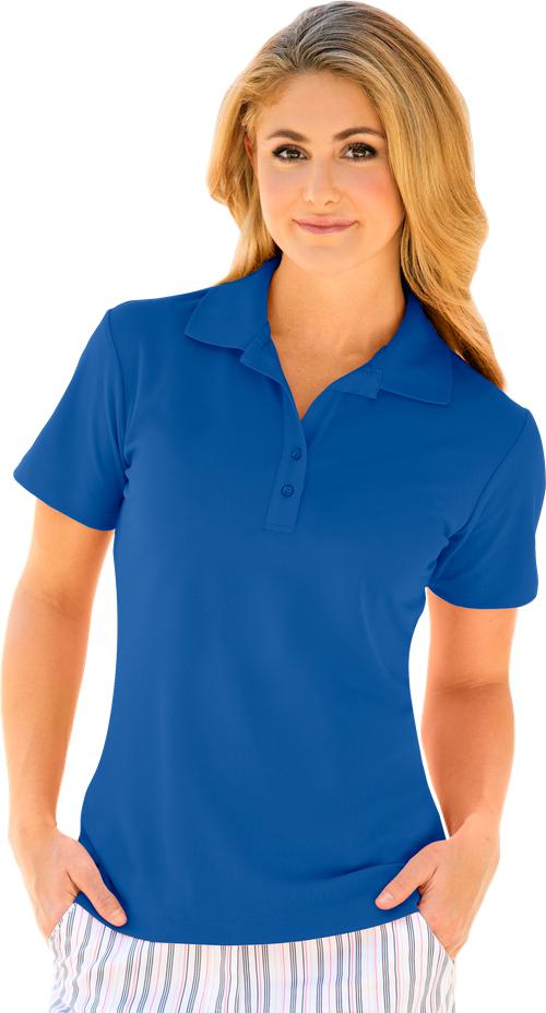 Greg Norman Ladies Play Dry Performance Mesh Polo