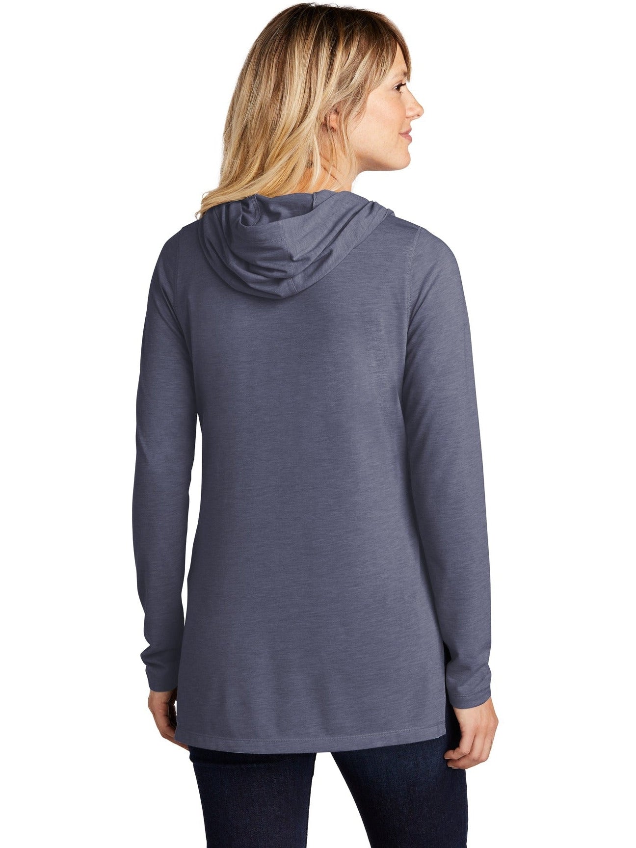 OUTLET-Sport-Tek Ladies Tri-Blend Wicking Long Sleeve Hoodie