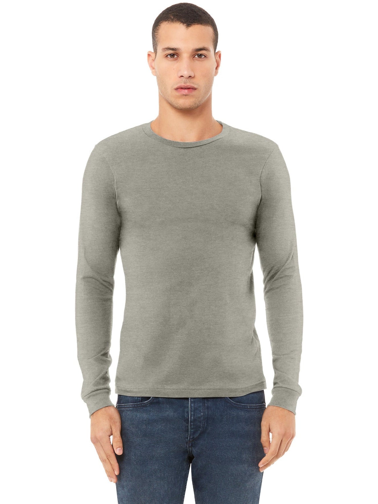 Bella+Canvas Unisex Heather CVC Long Sleeve Tee