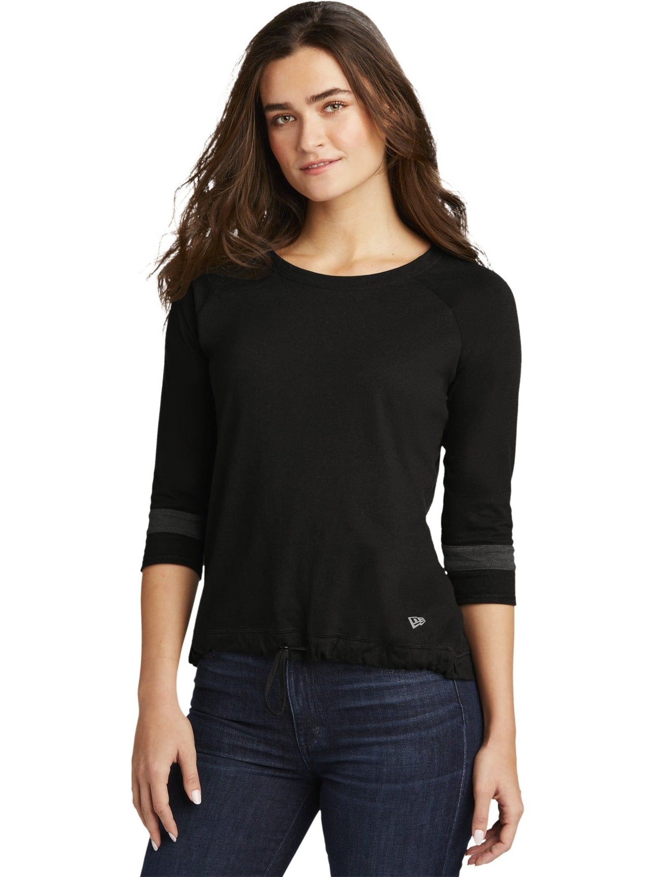 New Era Ladies Tri-Blend 3/4-Sleeve Tee