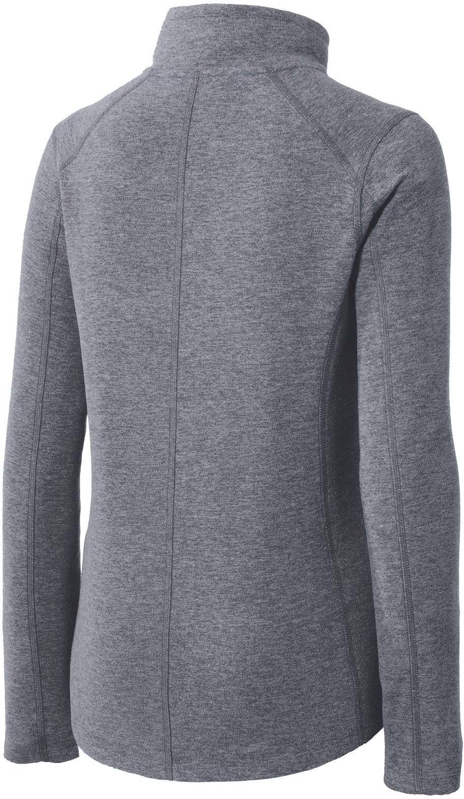 Port Authority Ladies Heather Microfleece Full-Zip Jacket