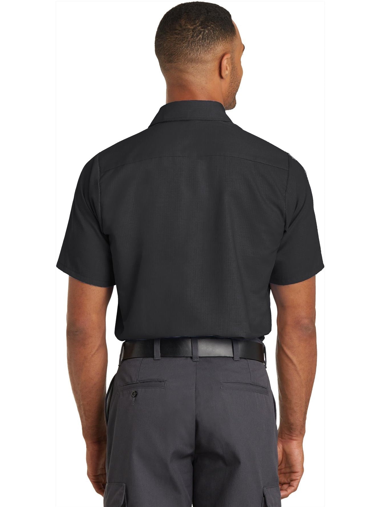 Red KapShort Sleeve Solid Ripstop Shirt
