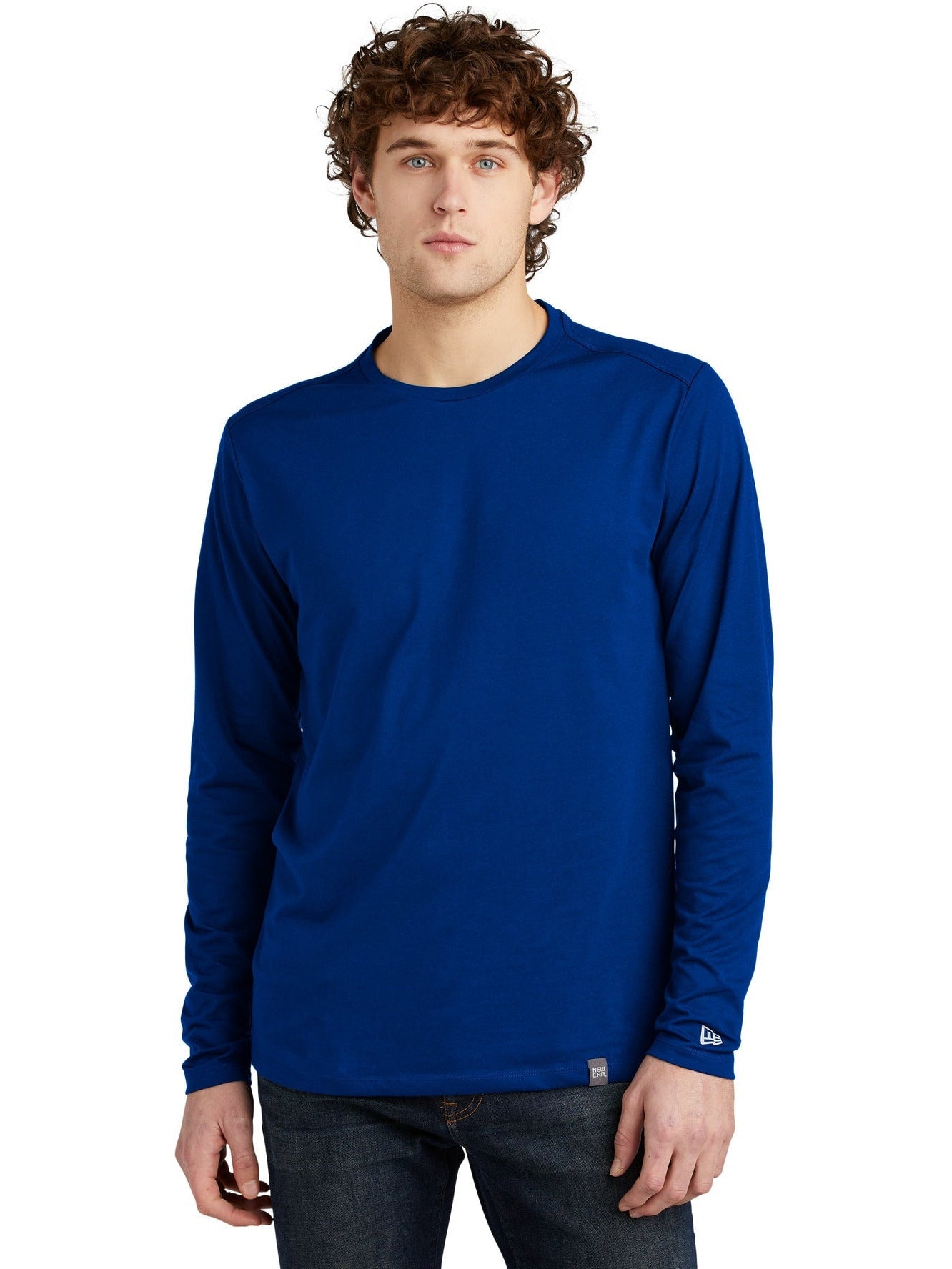 New EraHeritage Blend Long Sleeve Crew Tee