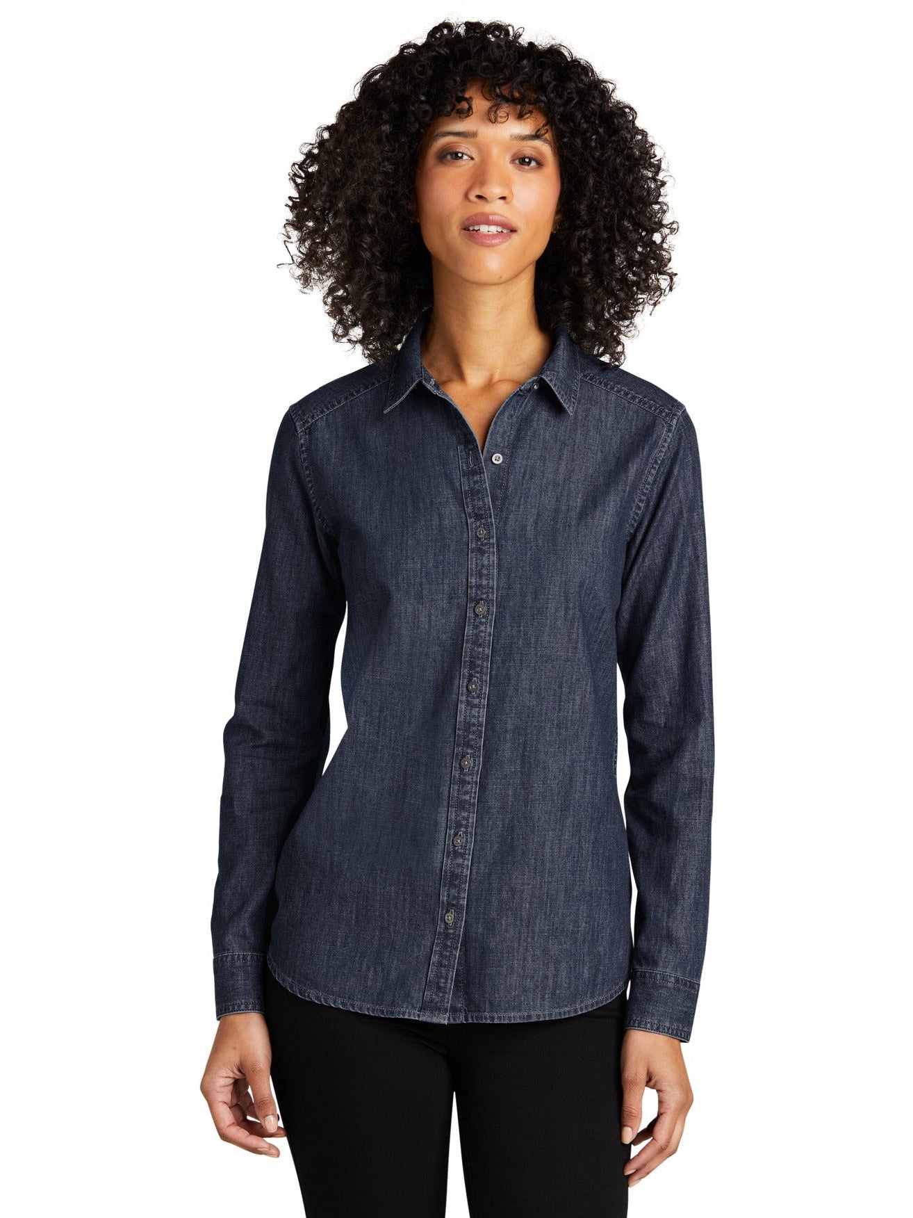 Port AuthorityLadies Long Sleeve Perfect Denim Shirt