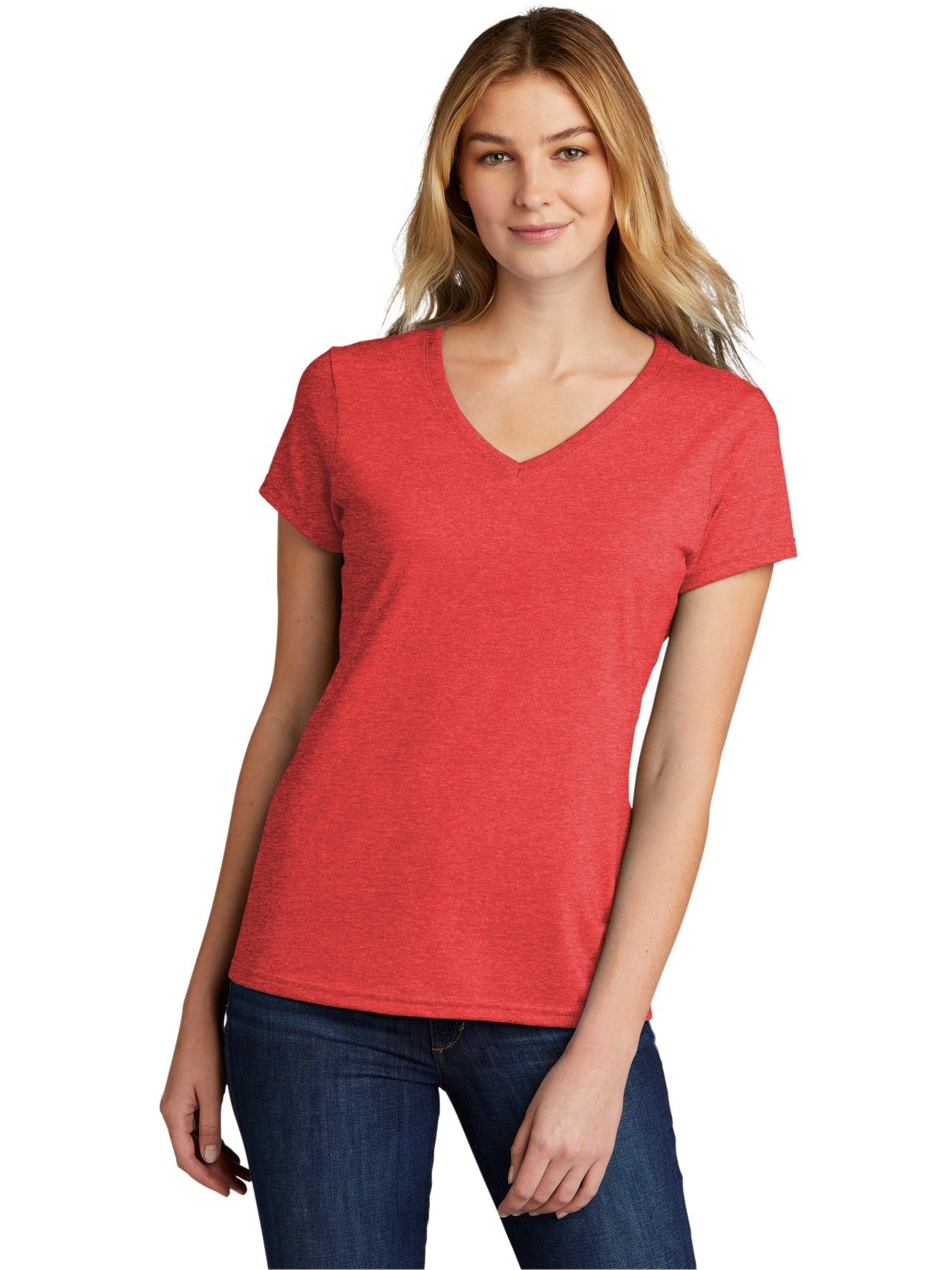 Port & Company Ladies Tri-Blend V-Neck Tee