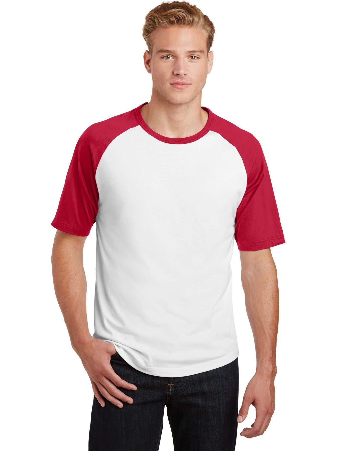 Sport-Tek Short Sleeve Colorblock Raglan Jersey