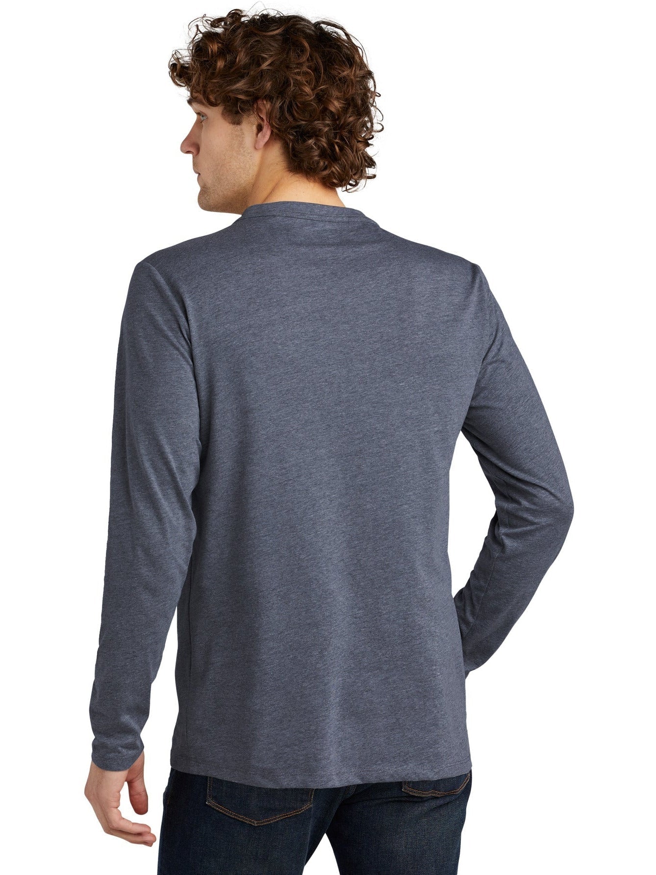 New EraHeritage Blend Long Sleeve Crew Tee