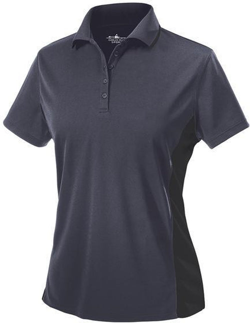 Charles River Ladies Color Blocked Wicking Polo