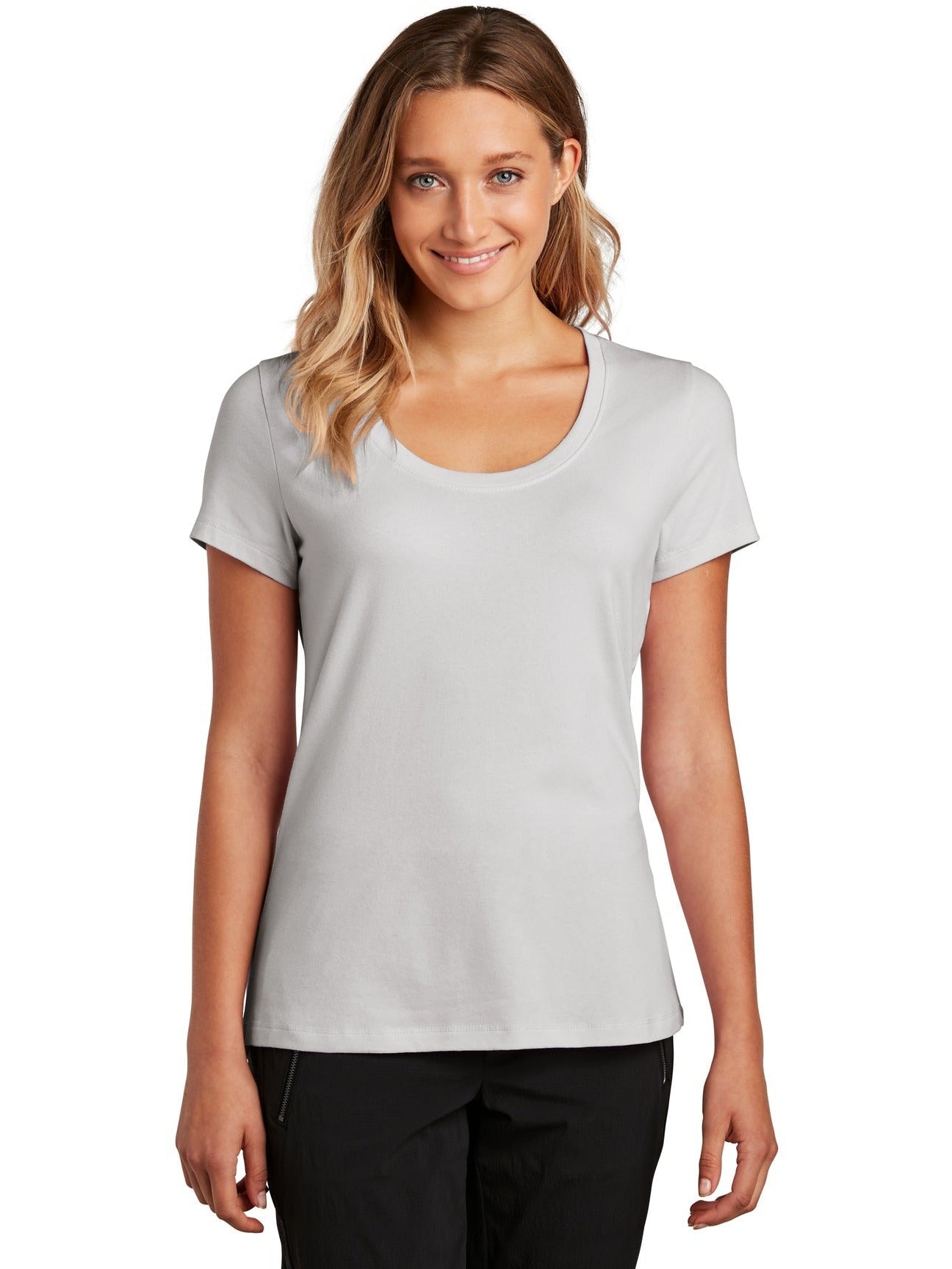 District Ladies Flex Scoop Neck Tee