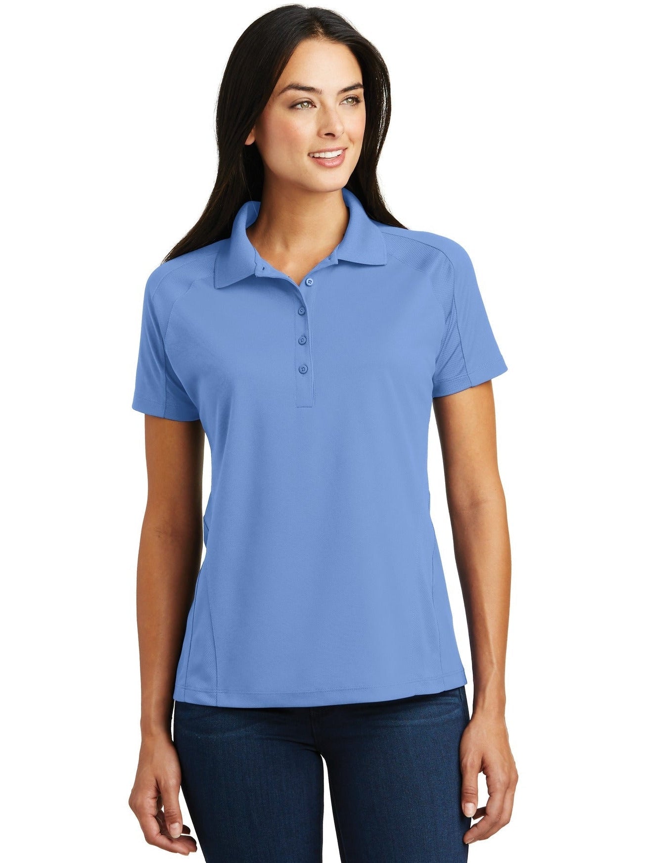 Sport-Tek Ladies Dri-Mesh Pro Polo