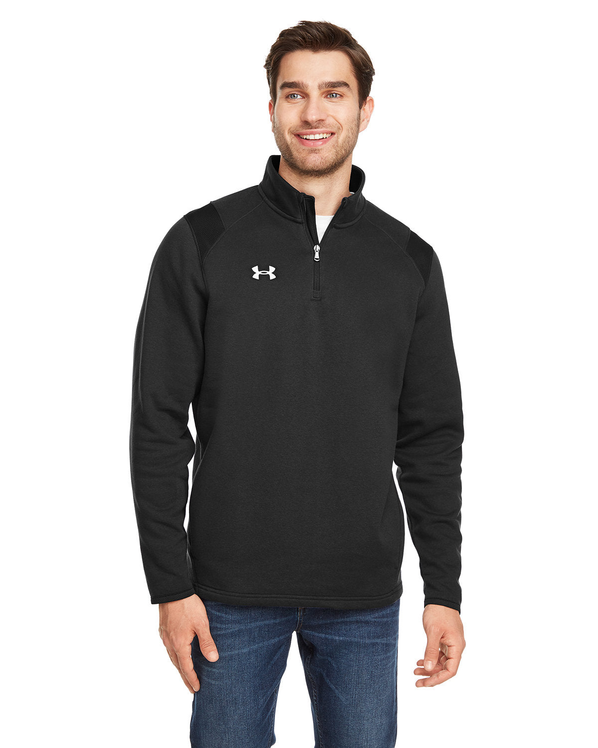 Under Armour Hustle Quarter-Zip Pullover Sweatshirt