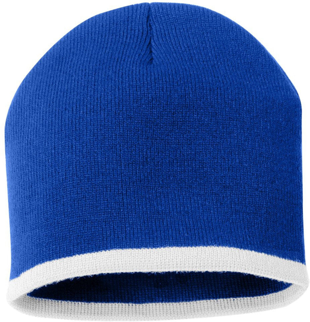 Sportsman 8 Bottom-Striped Knit Beanie