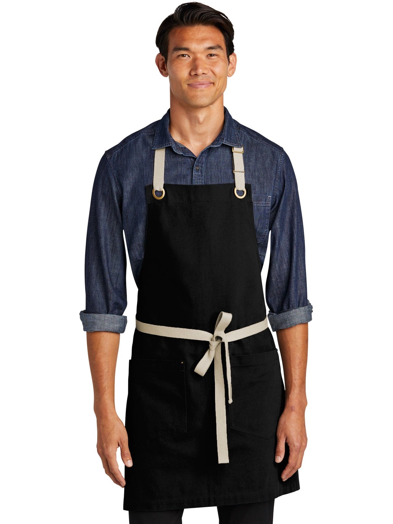 Port Authority Canvas Full-Length Two-Pocket Apron