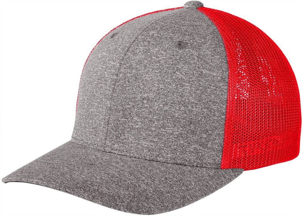 Port Authority Flexfit Melange Mesh Back Trucker Cap