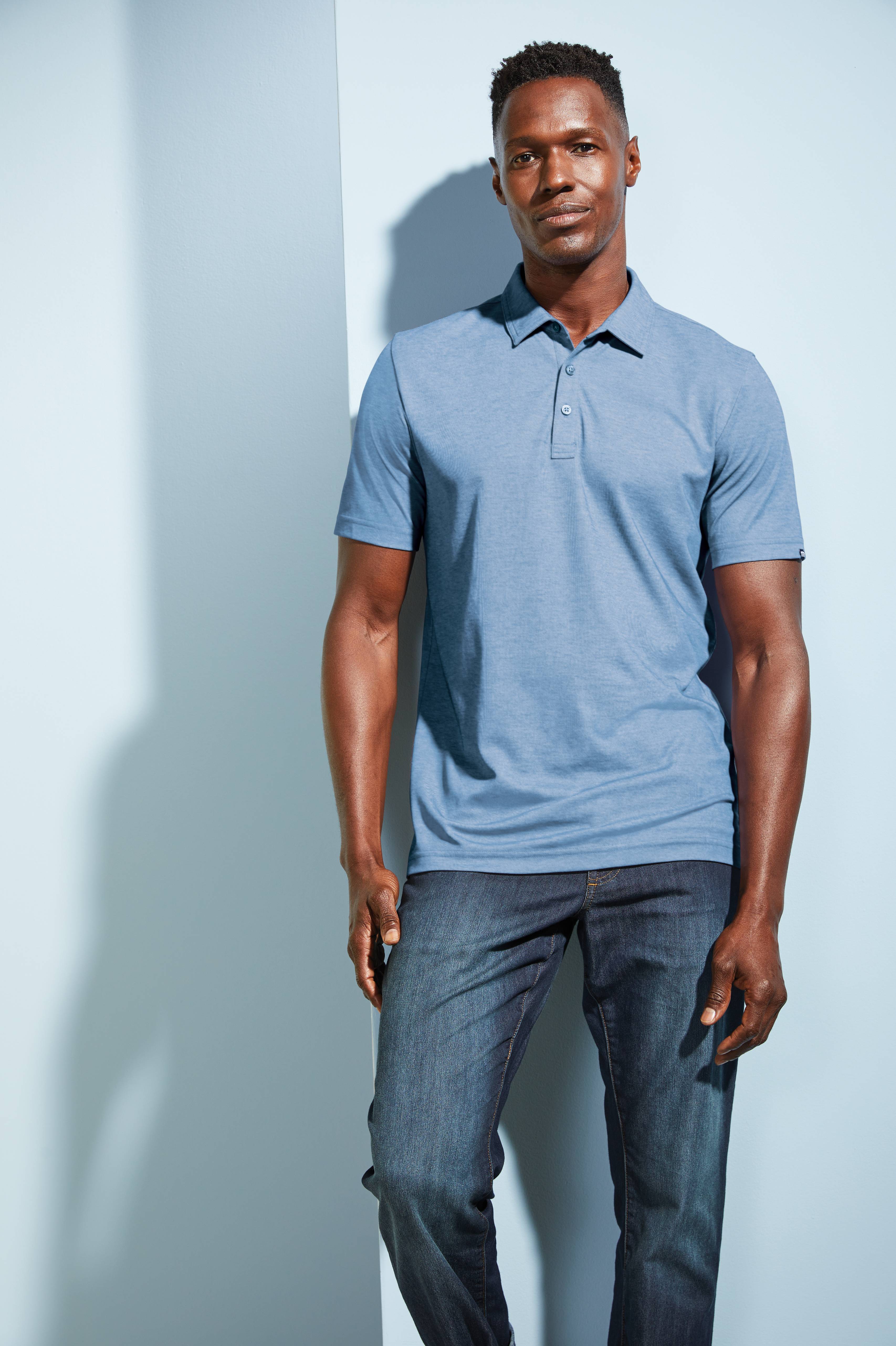 TravisMathew Oceanside Heather Polo