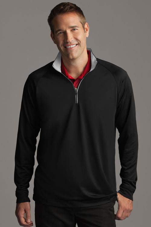 Greg Norman Play Dry -Zip Performance Mock