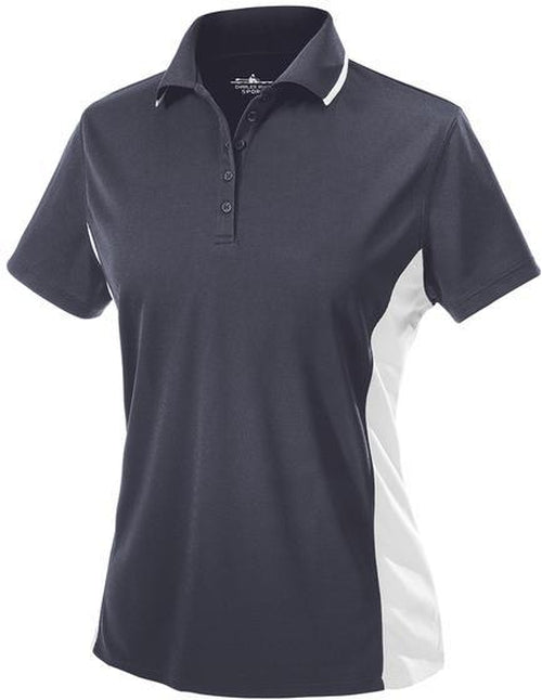 Charles River Ladies Color Blocked Wicking Polo