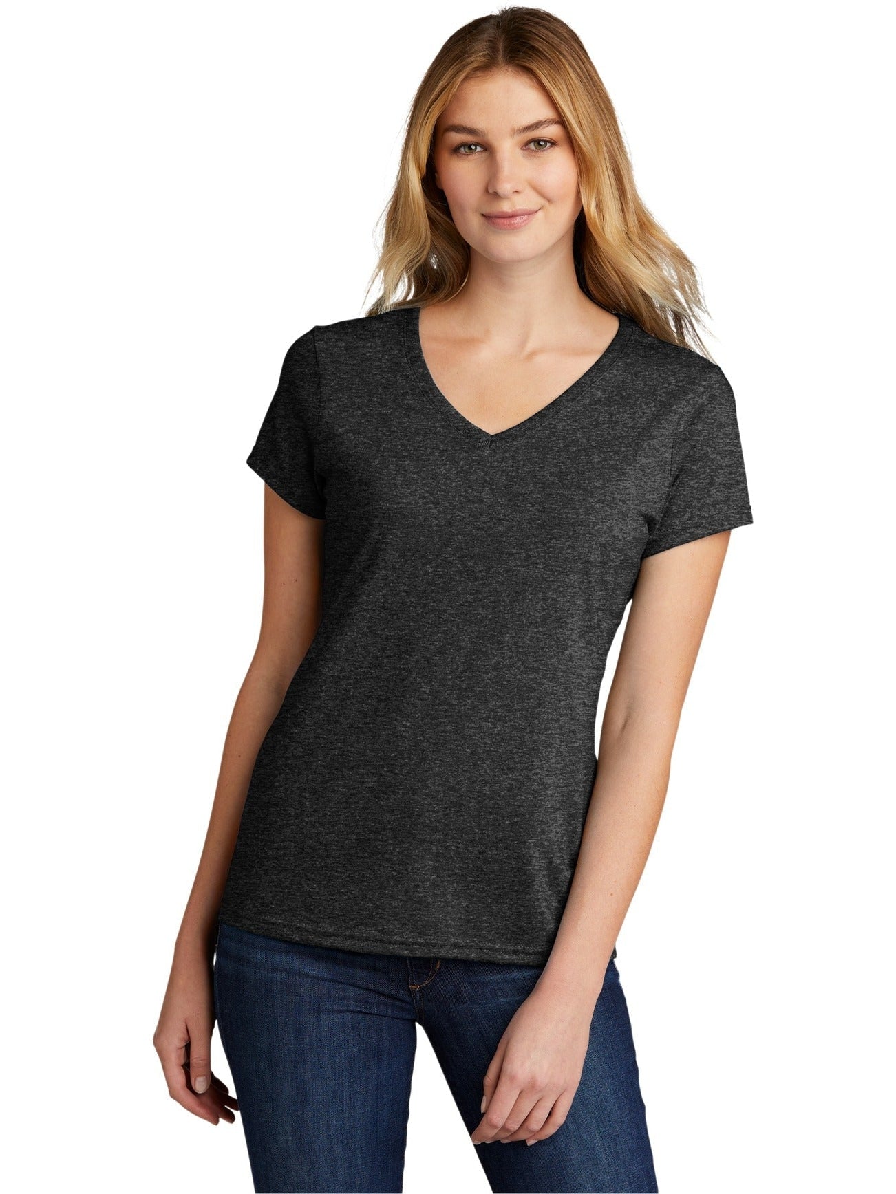 Port & Company Ladies Tri-Blend V-Neck Tee