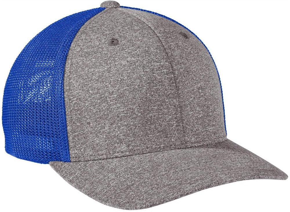 Port Authority Flexfit Melange Mesh Back Trucker Cap