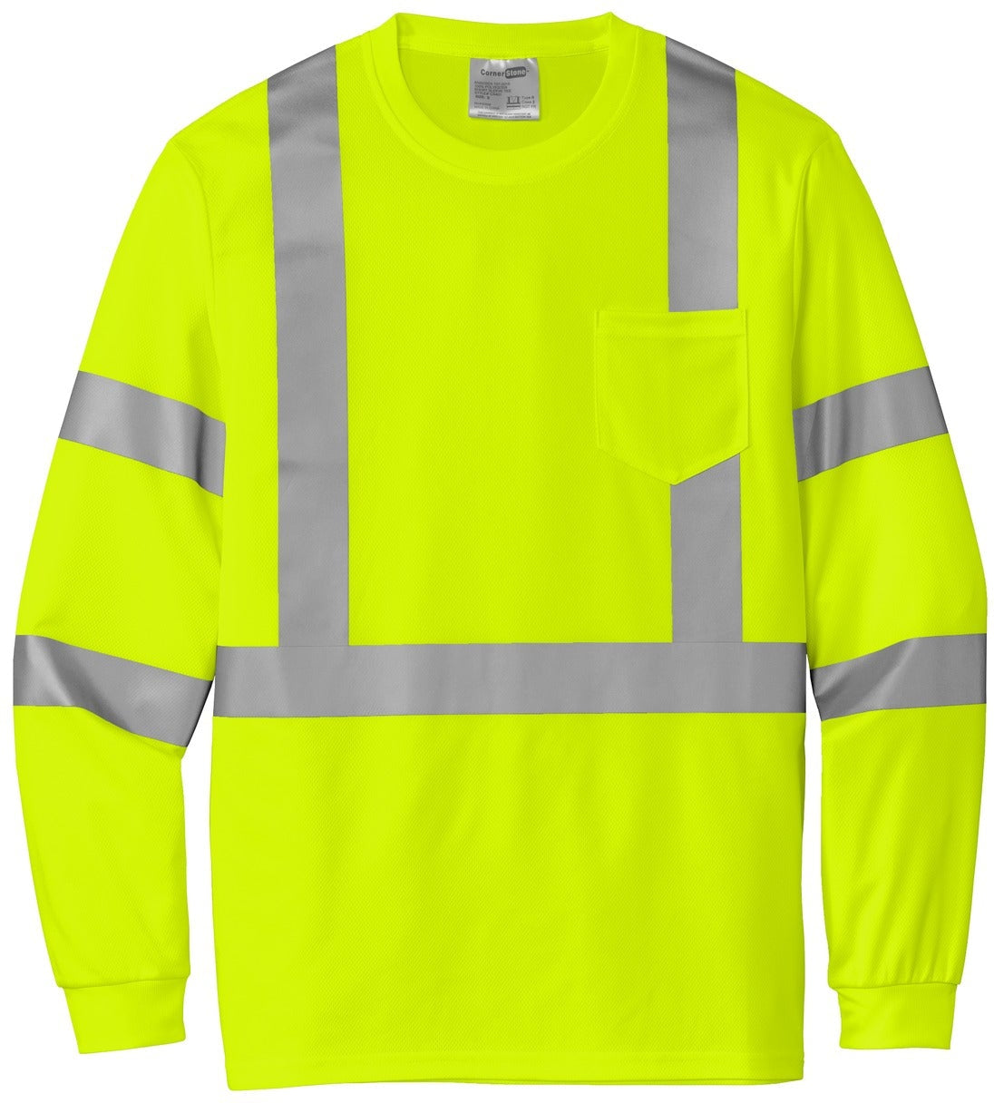 CornerStone ANSI 107 Class 3 Mesh Long Sleeve Tee