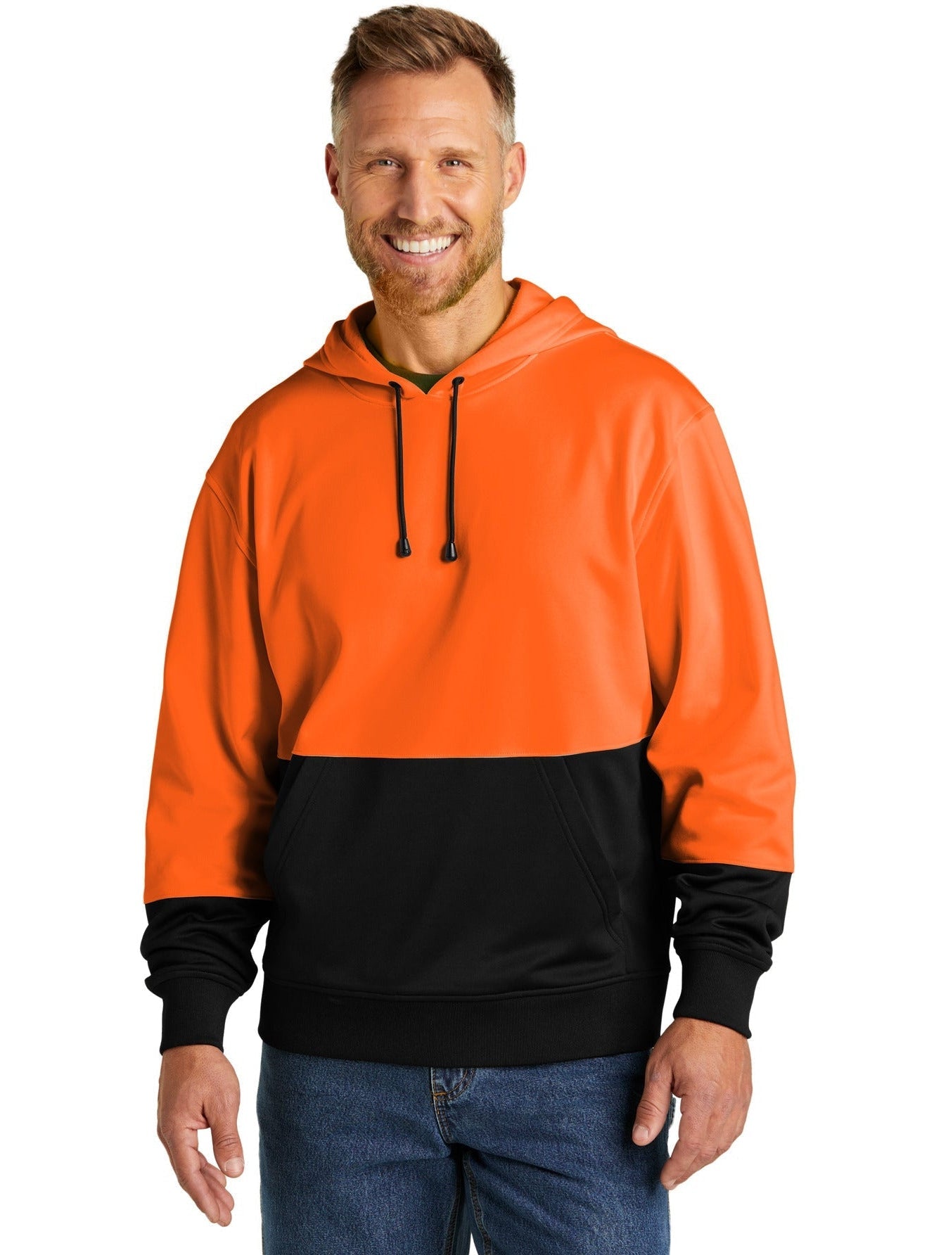 CornerStoneEnhanced Visibility Fleece Pullover Hoodie