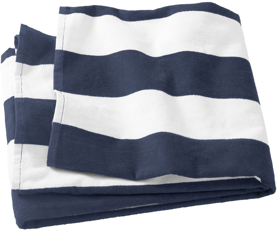 Port Authority Cabana Stripe Beach Towel