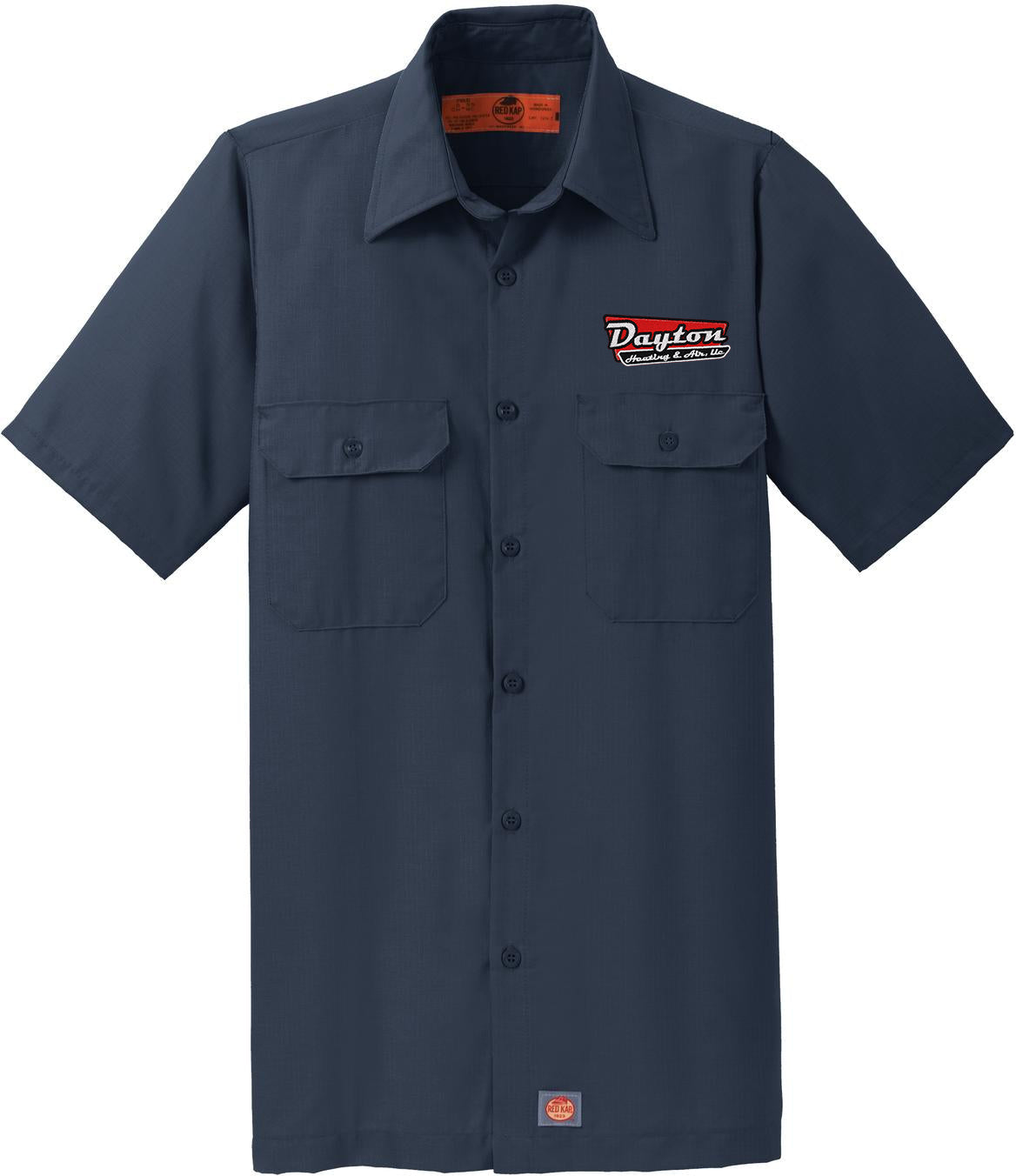 Red KapShort Sleeve Solid Ripstop Shirt