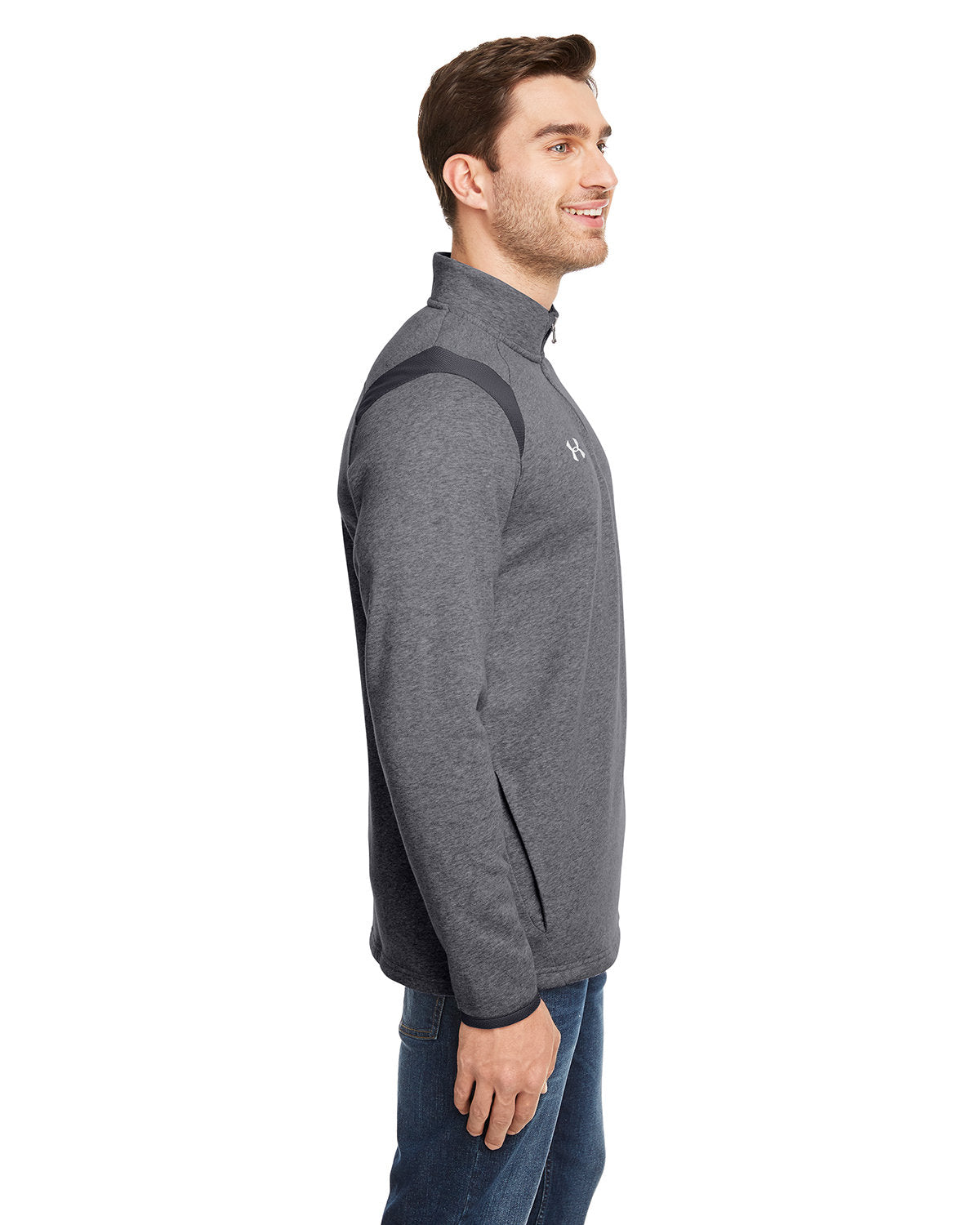 Under Armour Hustle Quarter-Zip Pullover Sweatshirt