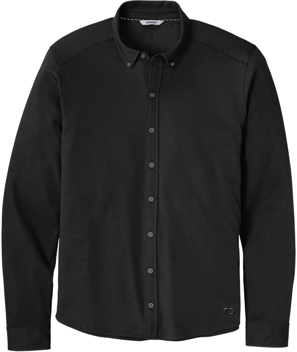 OGIO Code Stretch Long Sleeve Button-Up