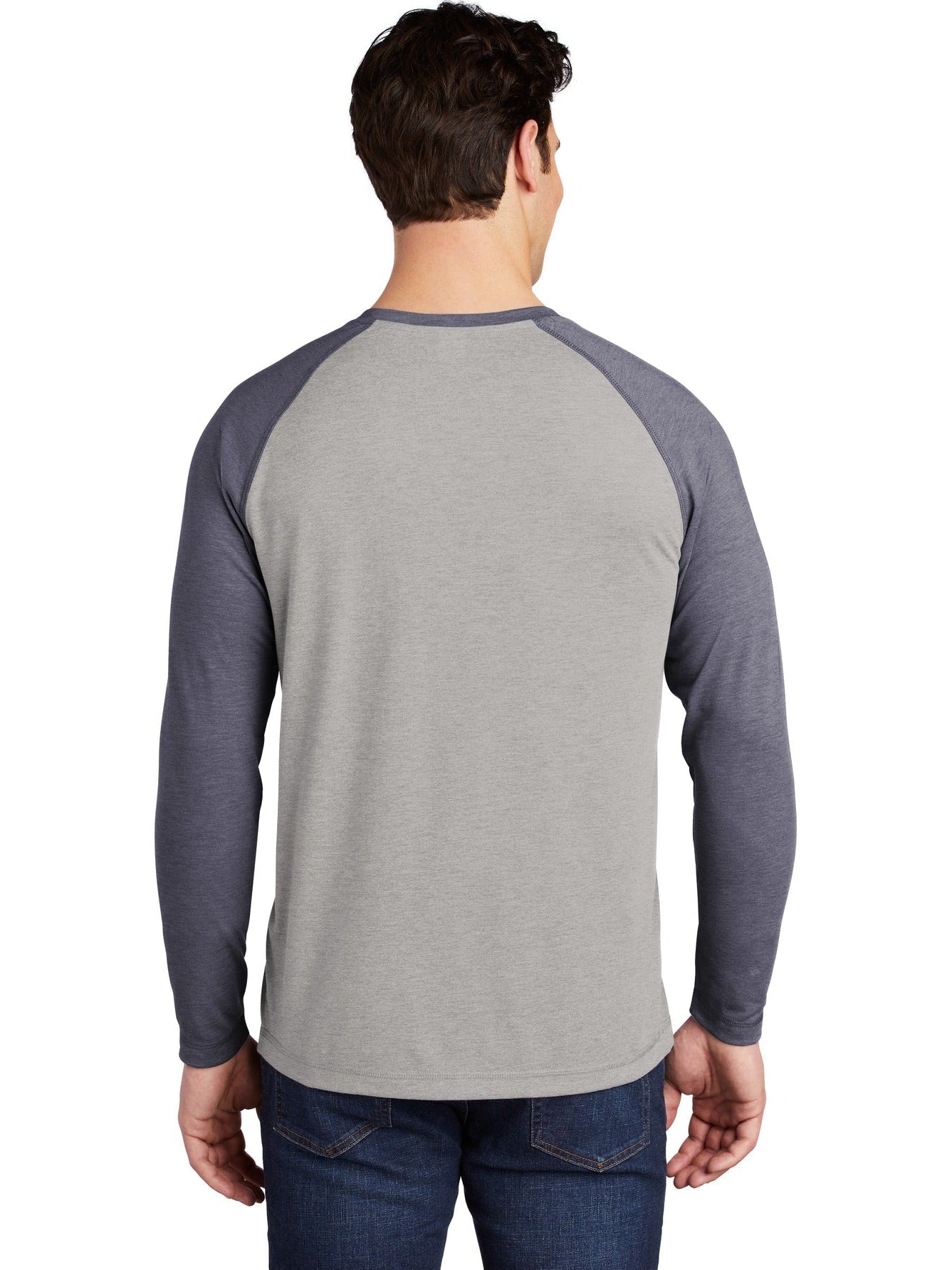 Sport-Tek Posicharge Long Sleeve Tri-Blend Wicking Raglan Tee