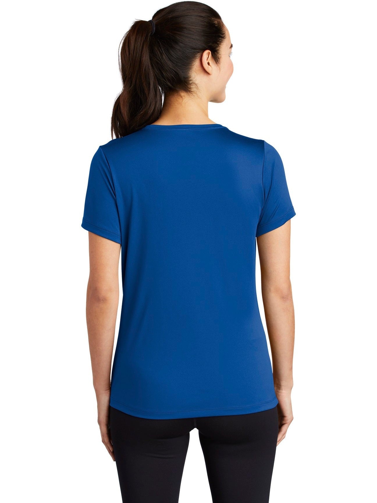 Sport-Tek Ladies Posi-Uv Pro Scoop Neck Tee