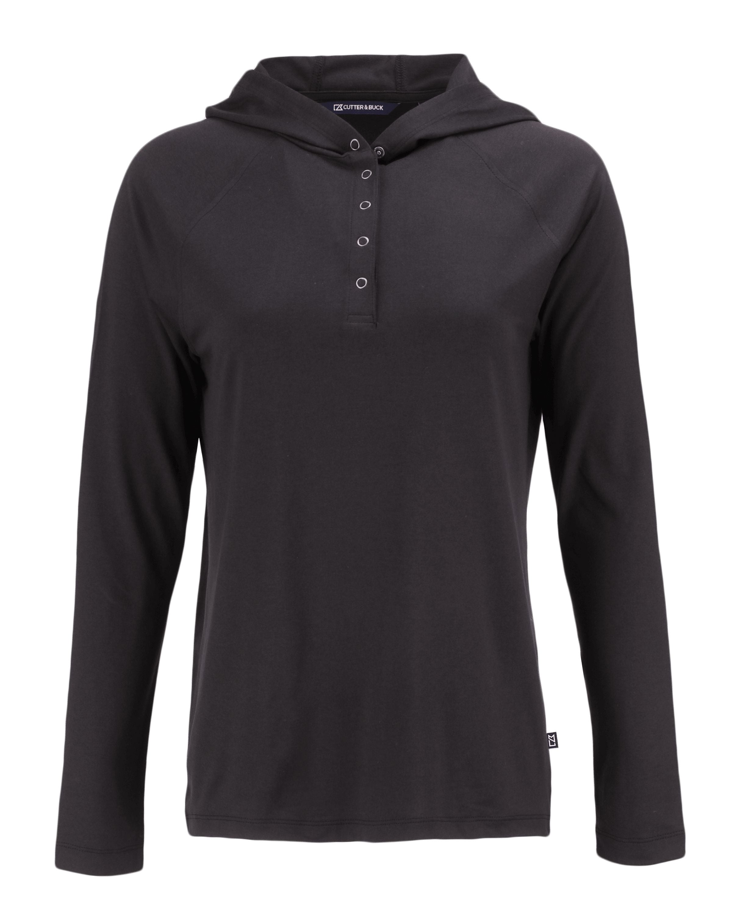 OUTLET-Cutter & Buck Coastline Epic Comfort Eco Recycled Ladies Hooded Shirt