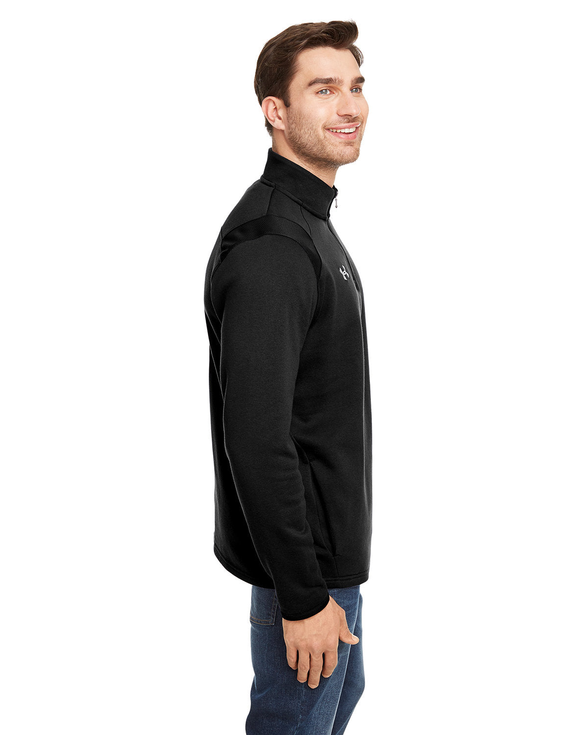 Under Armour Hustle Quarter-Zip Pullover Sweatshirt