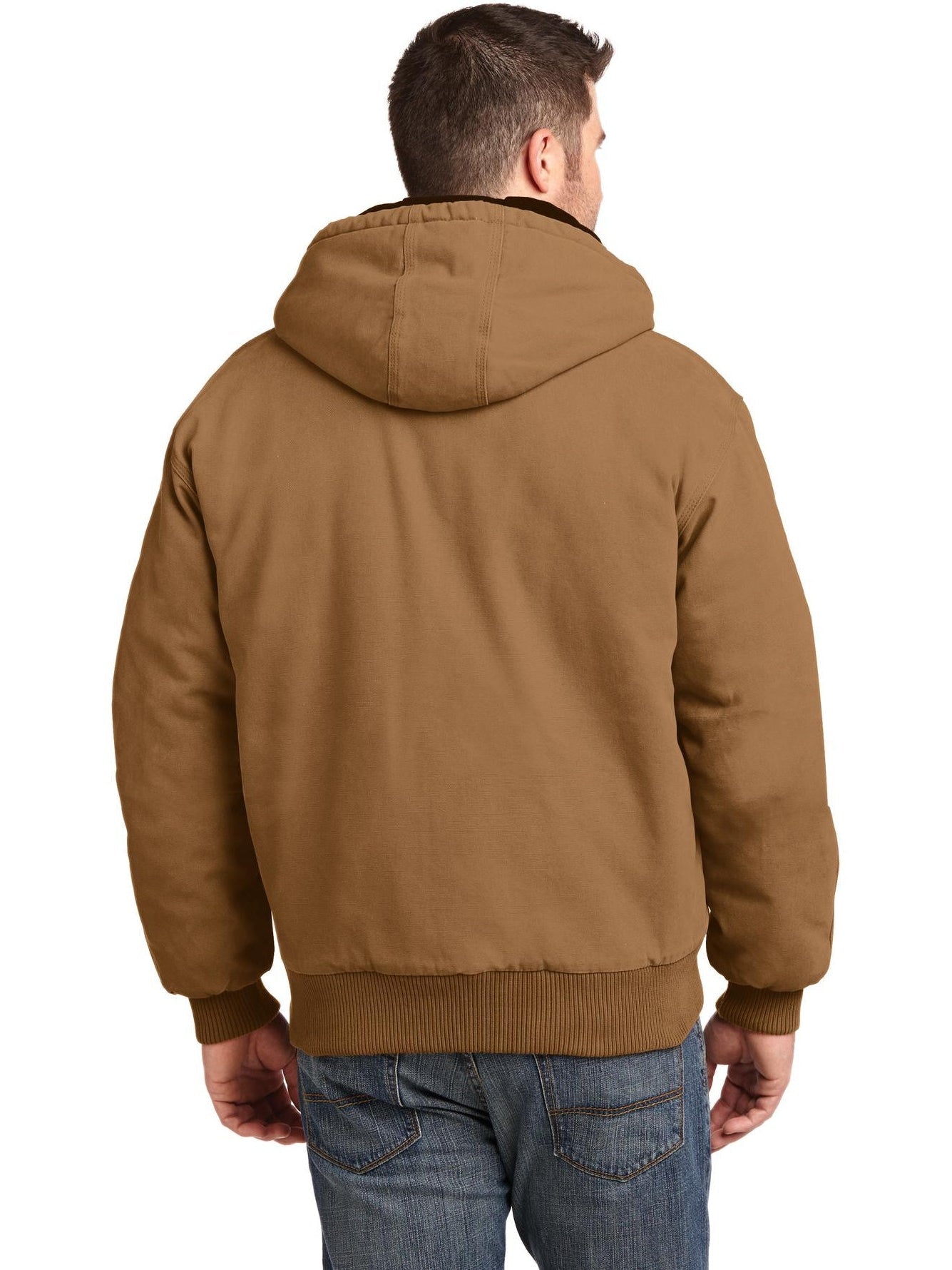 CornerStoneWashed Duck Cloth Insulated Hooded Work Jacket