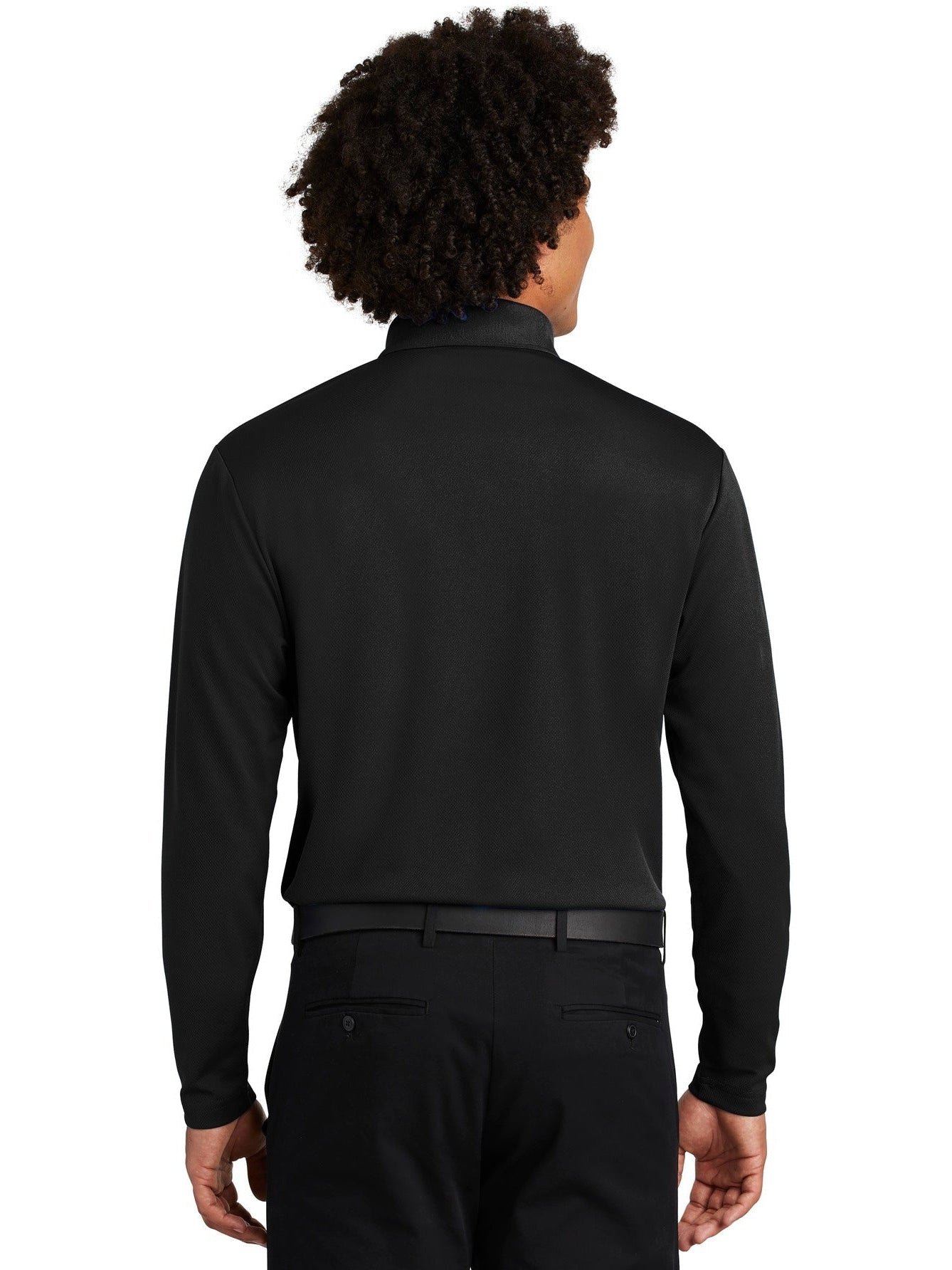 OUTLET-Sport-TekPosiChargeRacerMeshLong Sleeve Polo