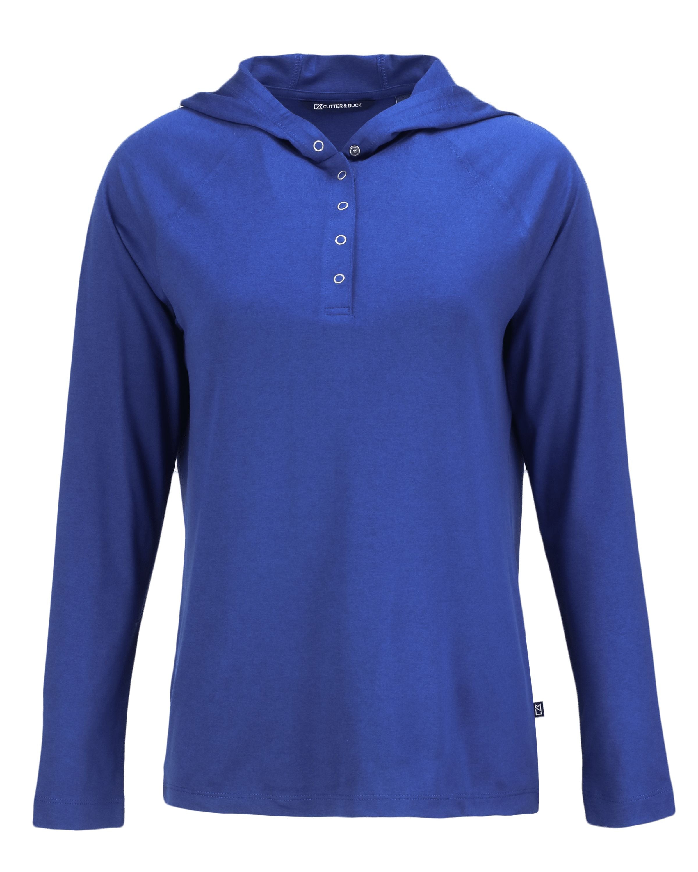 OUTLET-Cutter & Buck Coastline Epic Comfort Eco Recycled Ladies Hooded Shirt