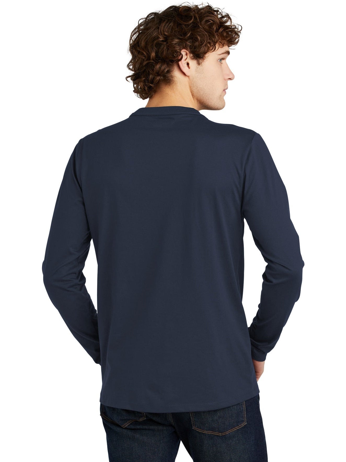 New EraHeritage Blend Long Sleeve Crew Tee