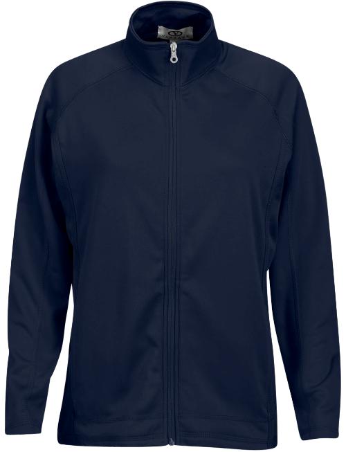 Vantage Ladies Brushed Back Micro-Fleece Full-Zip Jacket