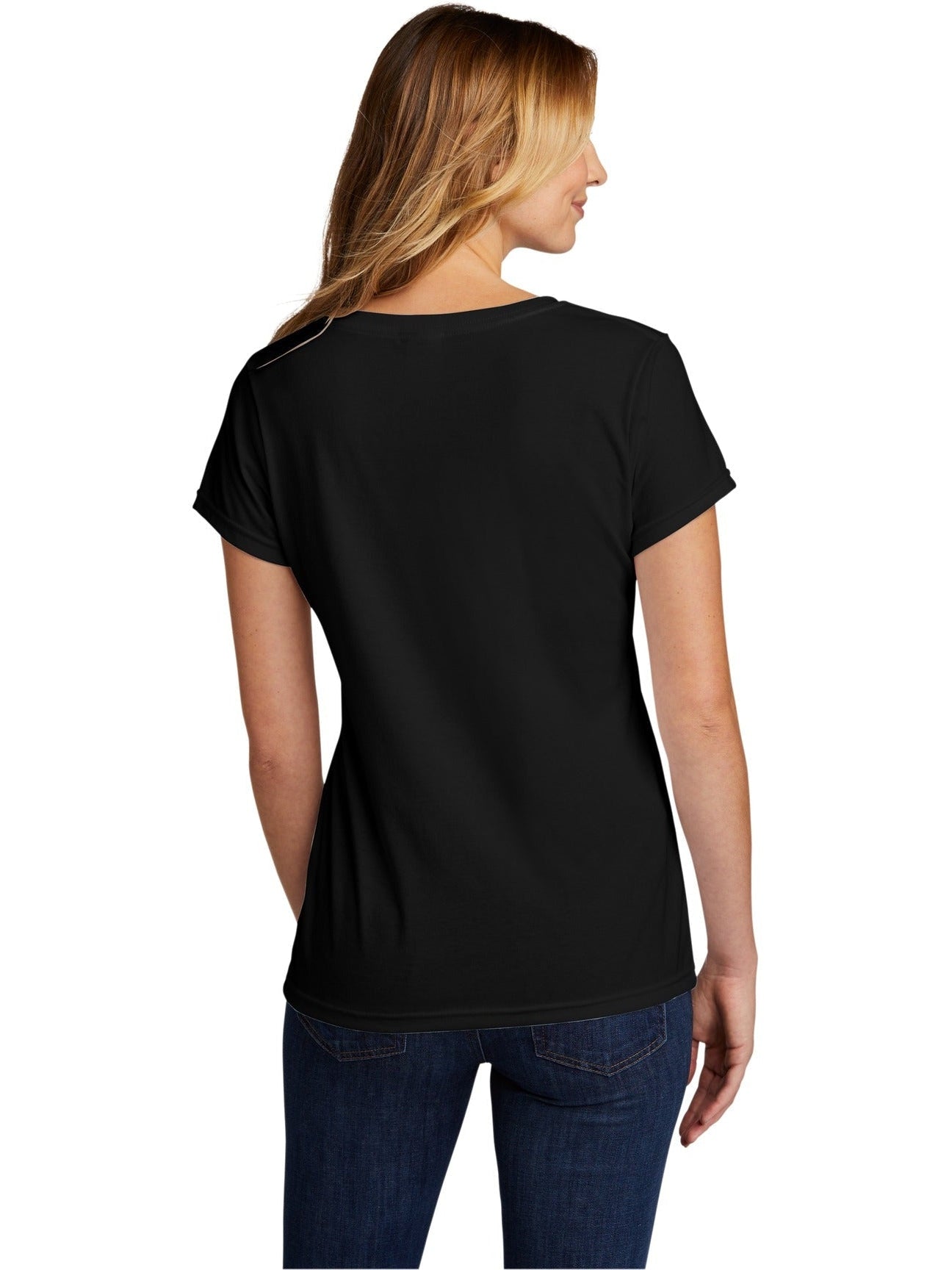 Port & Company Ladies Tri-Blend V-Neck Tee