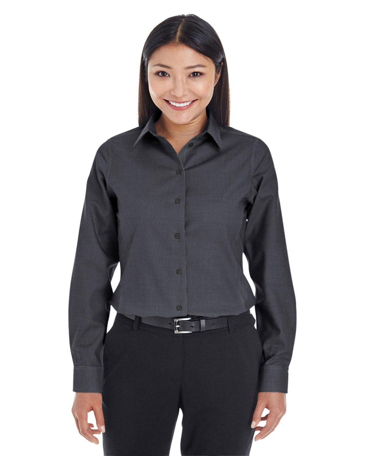 OUTLET-Devon & Jones Ladies Crown Woven Royal Dobby Shirt