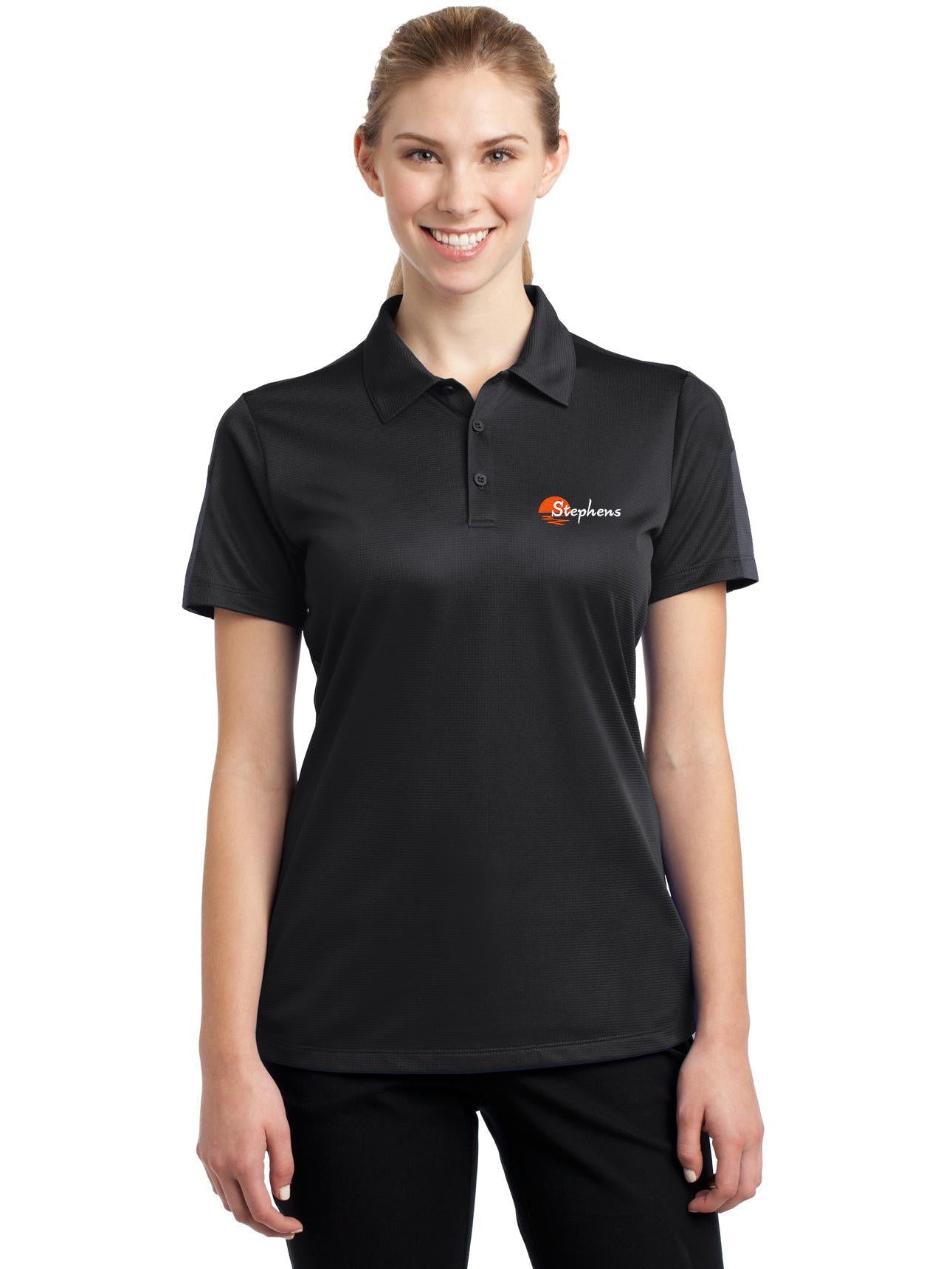 Sport-TekLadies PosiChargeActive Textured Colorblock Polo