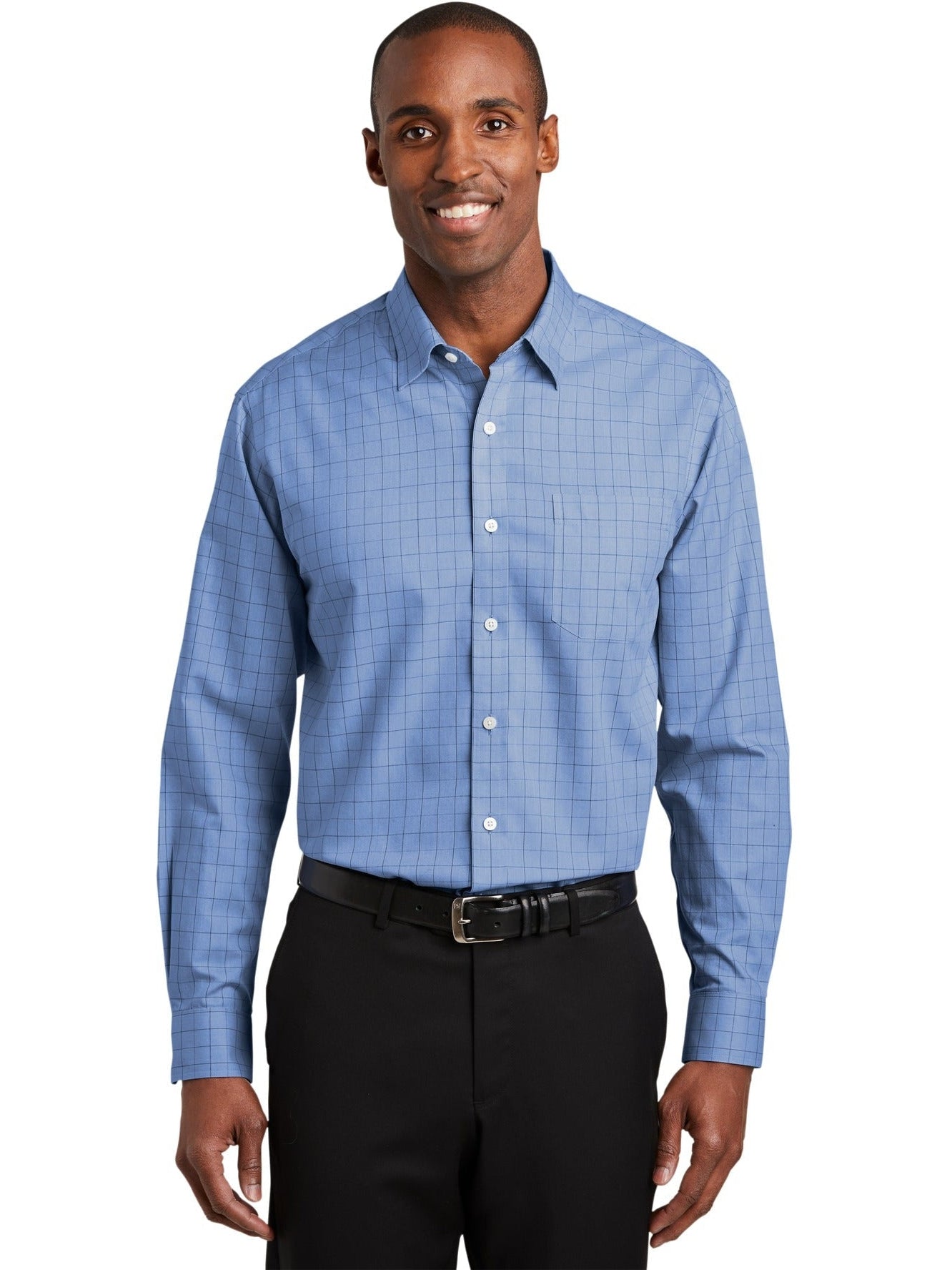 Red House Windowpane Plaid Non-Iron Shirt